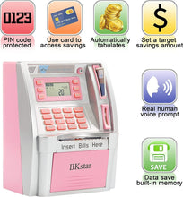 Load image into Gallery viewer, Secure Kids' Savings Toy with Voice Prompts &amp; Savings Targets - Fun Learning