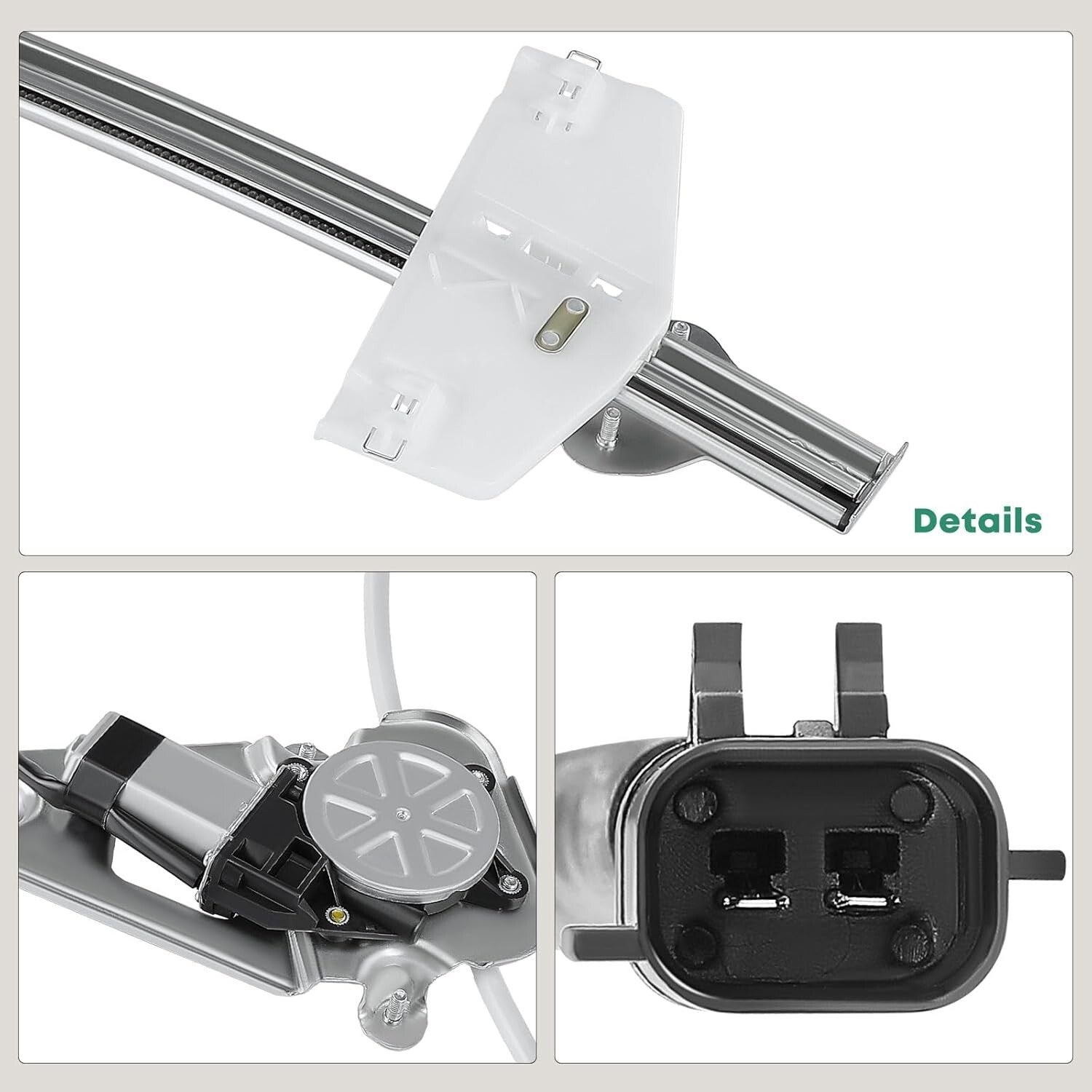 Power Window Regulator with 2-Pin Motor for Jeep Liberty 2002-2006 Driver Side