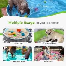 Load image into Gallery viewer, Foldable 63'' Dog Pool - Safe and Durable Wading Pool for Pets and Kids