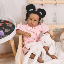 Load image into Gallery viewer, Realistic 20-Inch African American Reborn Doll with Soft Body - Perfect Gift Set