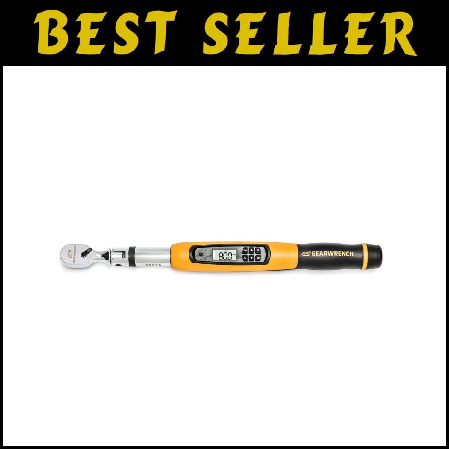Electronic Torque Wrench with Angle - Flex Head, 3/8", for Accurate Measurements
