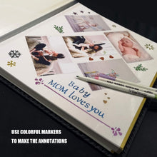 Load image into Gallery viewer, Elegant Vintage Leather Photo Album - 80 Self-Adhesive Pages for Memories