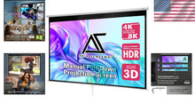 Load image into Gallery viewer, Premium 110-Inch 16:9 Projector Screen - Indoor &amp; Outdoor Viewing Excellence