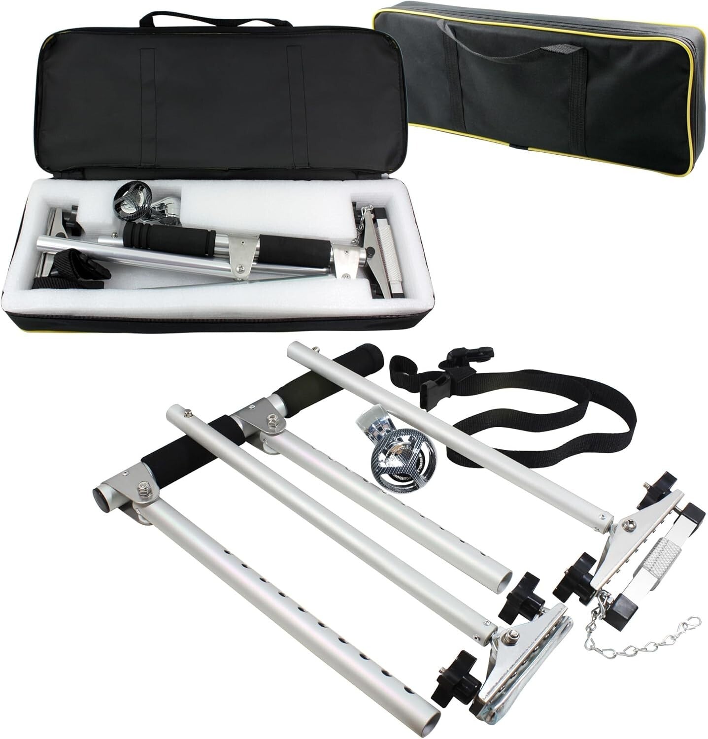 2.0 Upgraded Handicap Driving Hand Controls - Universal Fit with Steering Knob