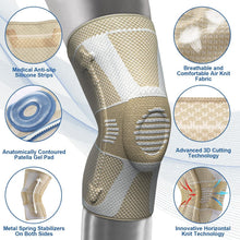 Load image into Gallery viewer, Lightweight Knee Support with Stabilizers - Ideal for Arthritis &amp; ACL Recovery