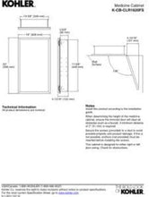 Load image into Gallery viewer, Sleek Frameless Single Door Medicine Cabinet - Adjustable Shelves &amp; Mirror Door