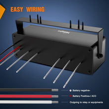 Load image into Gallery viewer, Versatile Waterproof 6 Gang Switch Box with Voltmeter for Boats and Vehicles