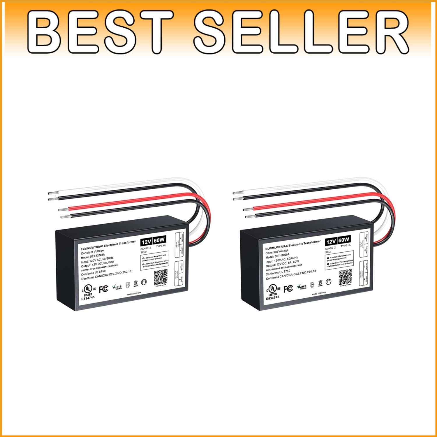 Durable 60W Dimmable LED Driver with Multi-Protection Features - Outdoor Ready