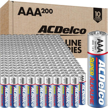 Load image into Gallery viewer, Bulk 200 AAA Batteries: 10-Year Shelf Life - Perfect for Reliable Power Needs