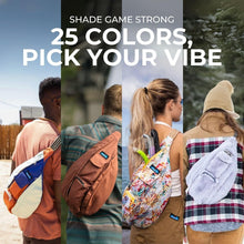 Load image into Gallery viewer, Versatile Black Sling Pack with Adjustable Rope Strap - Iconic Outdoor Style