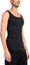 Load image into Gallery viewer, Men's X-Large Cotton Tank Tops - 12-Pack in Classic Black for Ultimate Comfort
