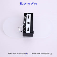 Load image into Gallery viewer, Stylish 12 Volt LED Wall Sconce with Acrylic Lens - Perfect for RVs and Trailers