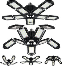 Load image into Gallery viewer, Ultra Bright LED Garage Lights 10+1 Panels - Efficient 20000 Lumens, 200W