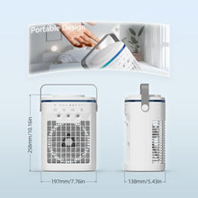 Load image into Gallery viewer, Portable 4-in-1 Air Conditioner &amp; Humidifier with Remote Control - 1000ml Tank
