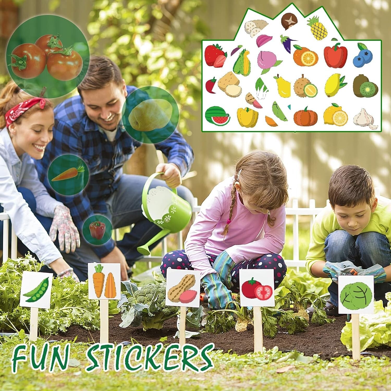Eco-Friendly Kids Gardening Set: 16 Tools and Wheelbarrow for Outdoor Play
