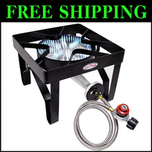 Load image into Gallery viewer, Versatile 200K BTU Propane Stove for Outdoor Cooking – Turkey Frying &amp; Brewing