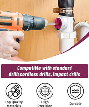 Load image into Gallery viewer, Versatile Aluminum PVC Pipe Reamer Kit with Carbide Inserts - 6 Sizes Included