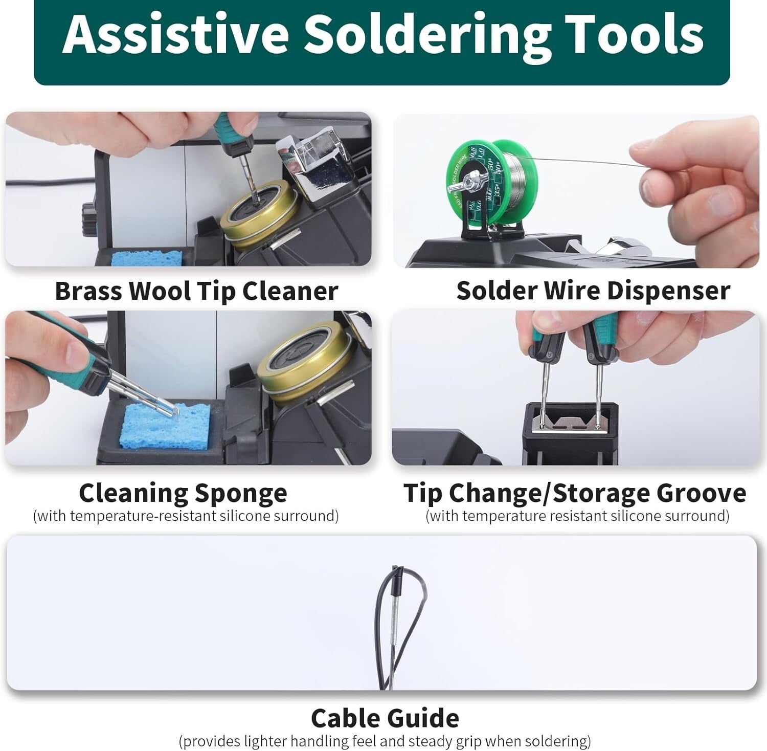 High-Performance Hot Tweezers Soldering Station - Intelligent Features & Display