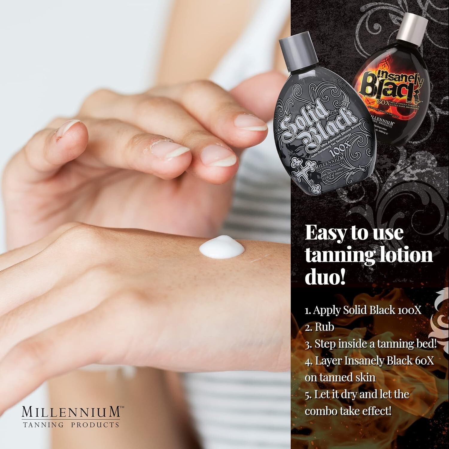 Ultimate 100x & 60x Bronzing Tanning Lotions - Fast Results, Long-Lasting Color