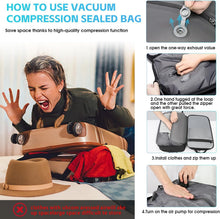 Load image into Gallery viewer, Water-Resistant 50L Compression Backpack with Laptop Compartment - Travel Ready