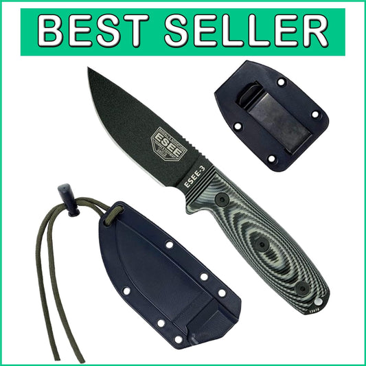 All-In-One Carving Tool: 3 Fixed Blades with G10 Handle and Lifetime Guarantee
