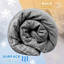 Load image into Gallery viewer, Arc-Chill Cooling Blanket: 51x67in Lightweight Throw for Hot Summer Comfort