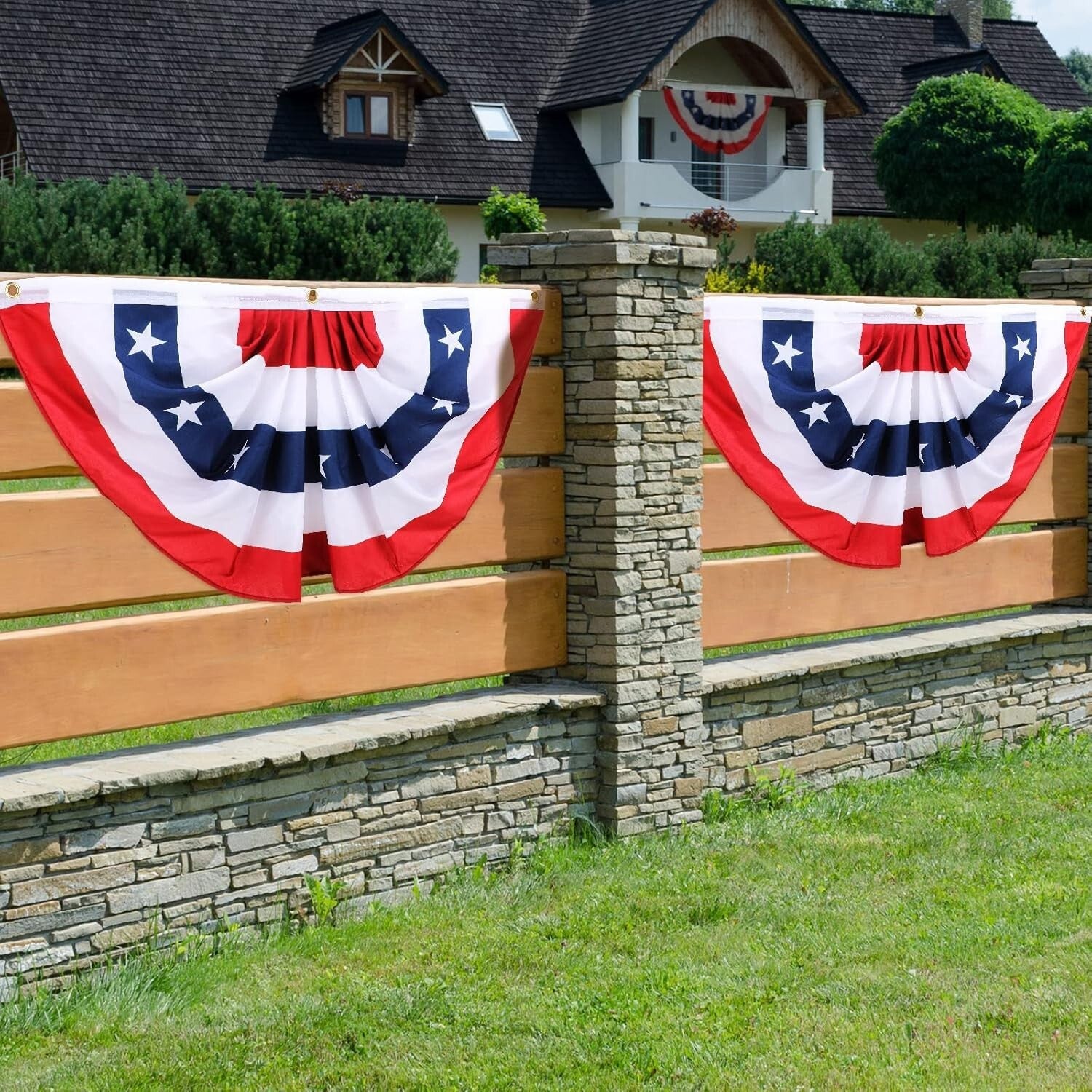 Durable & Fade Resistant American Bunting Flag - Perfect for Independence Day