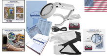 Load image into Gallery viewer, All-Ages Sports Card Grading Kit: Includes LED Lamp, Gloves, and Cleaning Cloths