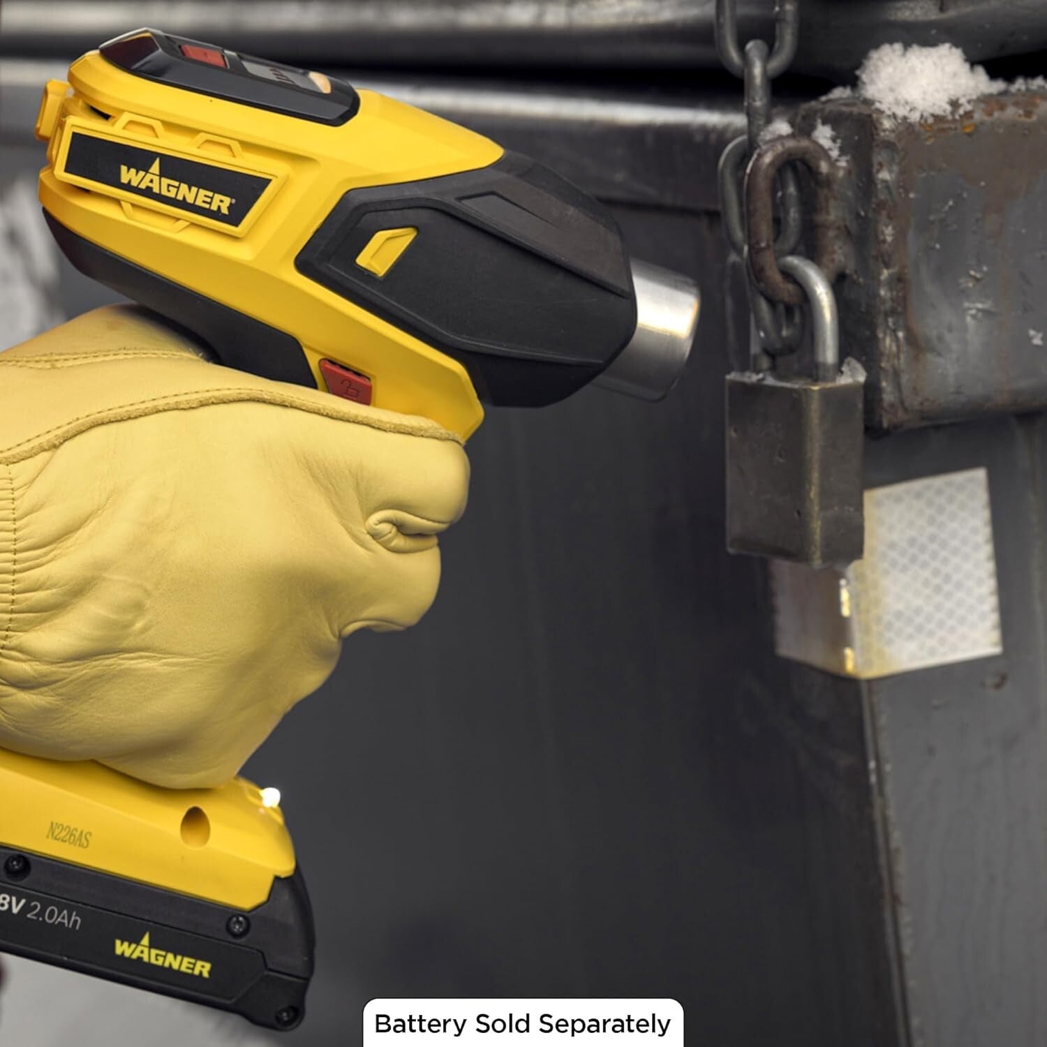 Compact and Efficient SprayTech FURNO 550 Cordless Heat Gun - Ideal for Repairs