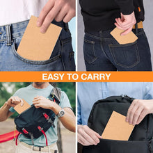Load image into Gallery viewer, Portable 100 Count Mini Journals - 4.1" x 5.7" Kraft Notebooks for Creativity