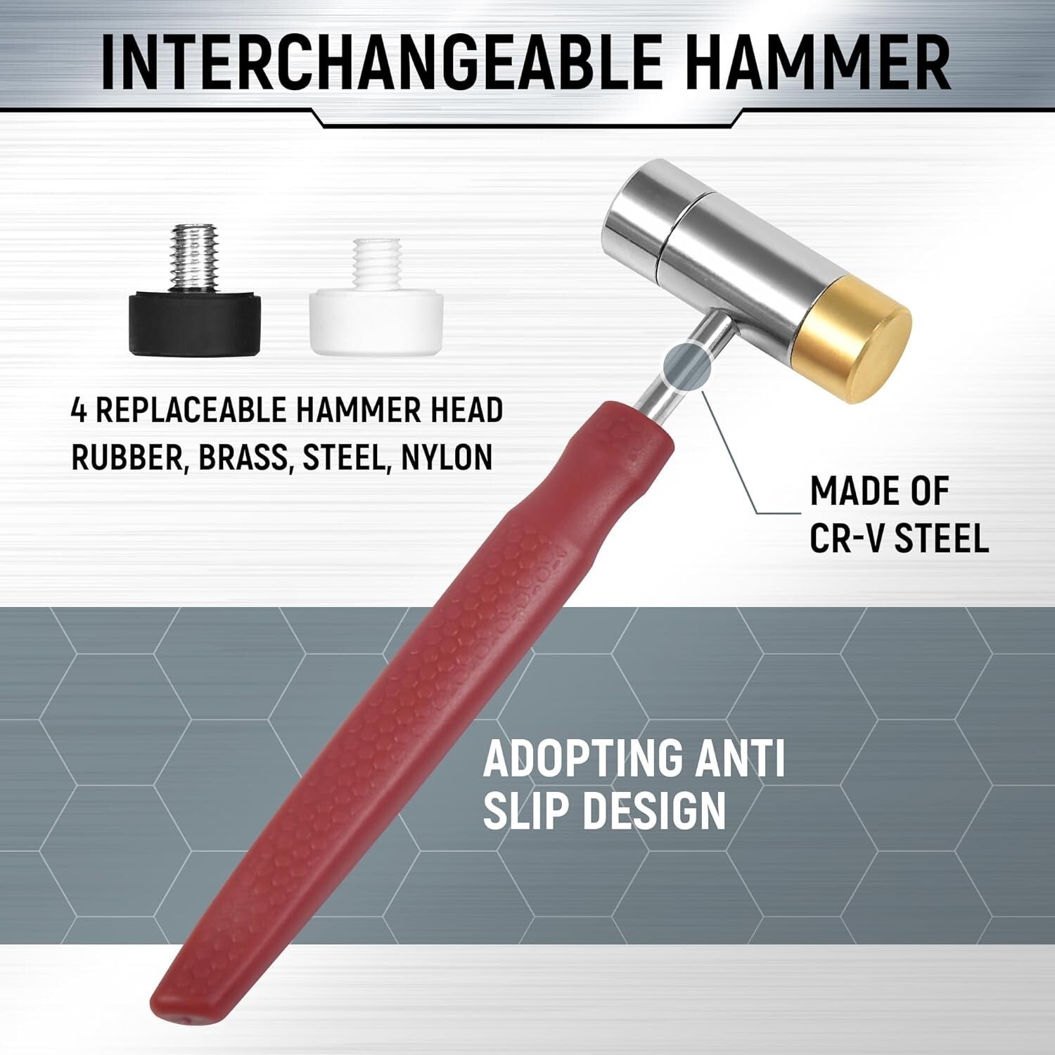 Versatile Steel Pin Punch Set with Hammer & Bench Block – Repair Tool Essentials