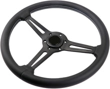 Load image into Gallery viewer, Universal 14 Inch Racing Steering Wheel - Genuine Leather with White Stitching