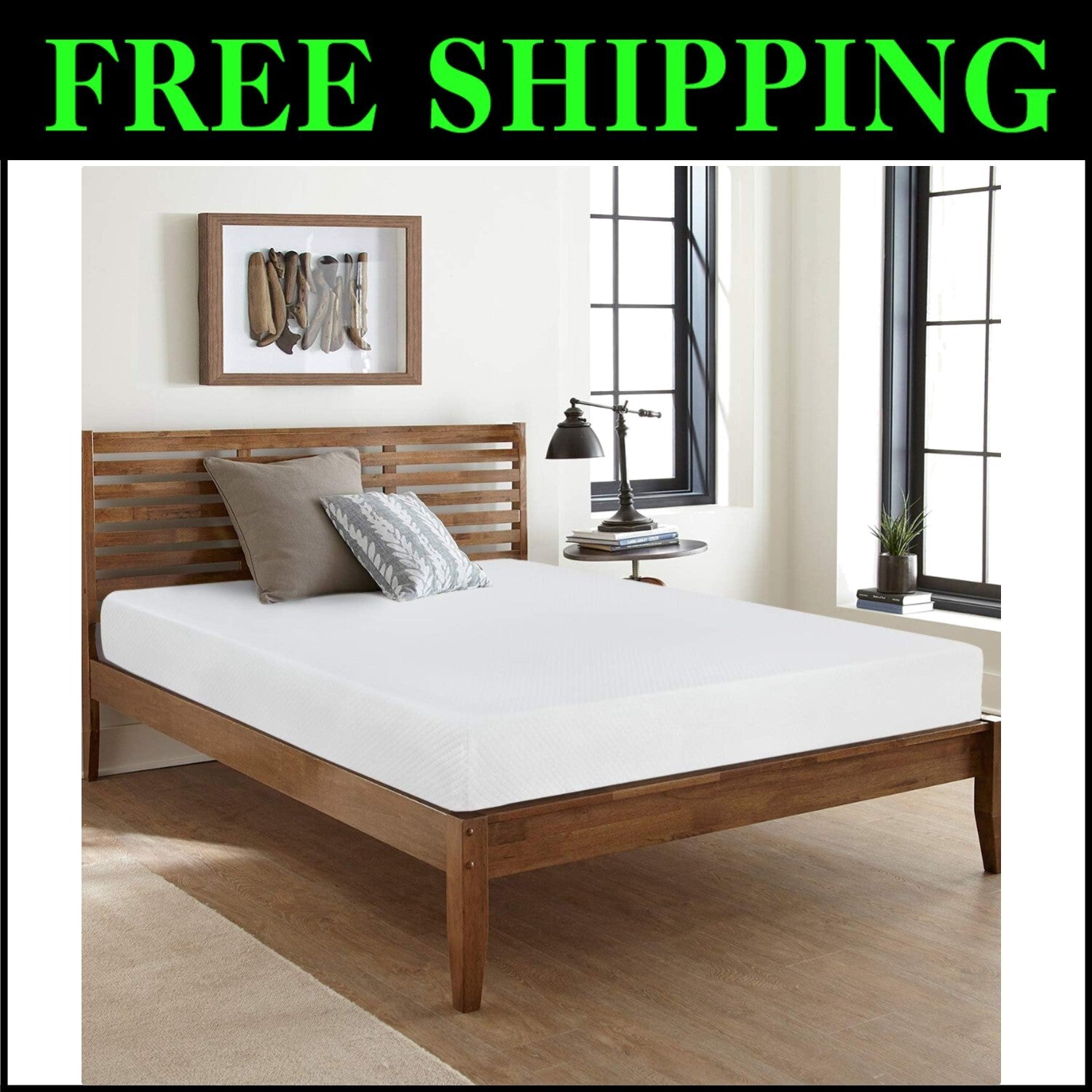 Luxury 8-Inch Gel Mattress - Tailored Comfort & Temperature Control for Sleep
