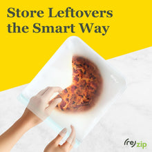 Load image into Gallery viewer, Durable 8-Pack Clear Reusable Gallon Bags | Airtight, Freezer Safe &amp; Versatile