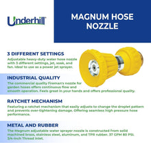 Load image into Gallery viewer, Heavy-Duty Metal Garden Hose Nozzle - Adjustable 3 Settings for Versatile Use