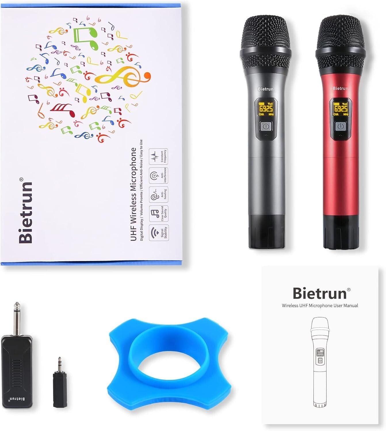 Dynamic Long-Distance Wireless Microphone Set - Perfect for Weddings and Parties