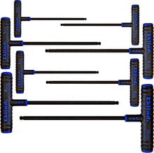 Load image into Gallery viewer, Metric T-Handle Ball-Hex Keys - 8-Piece Set with Soft Grip and Durability