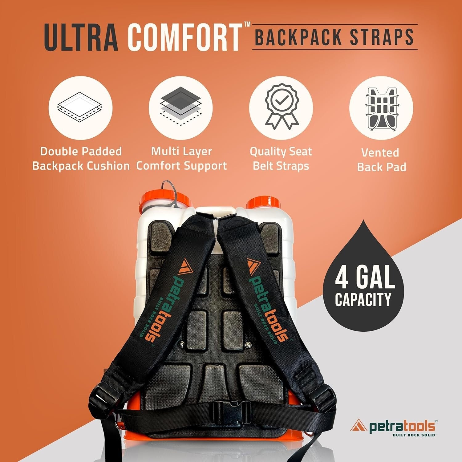 Effortless Gardening: 4 Gallon Battery Backpack Sprayer with Adjustable PSI