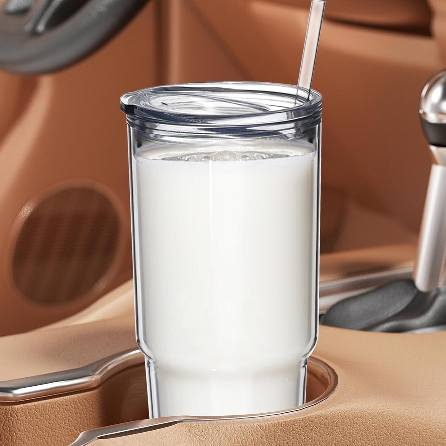 Durable 30oz Insulated Tumblers with Lids - Ideal for Cold Drinks, 4 Pack