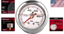 Load image into Gallery viewer, Liquid-Filled 1.5'' Fuel Pressure Gauge with 0-15 PSI Range, Precise Readings