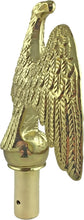 Load image into Gallery viewer, Durable Aluminum Gold Eagle Flagpole Topper - 7.5-Inch with Removable Adapter