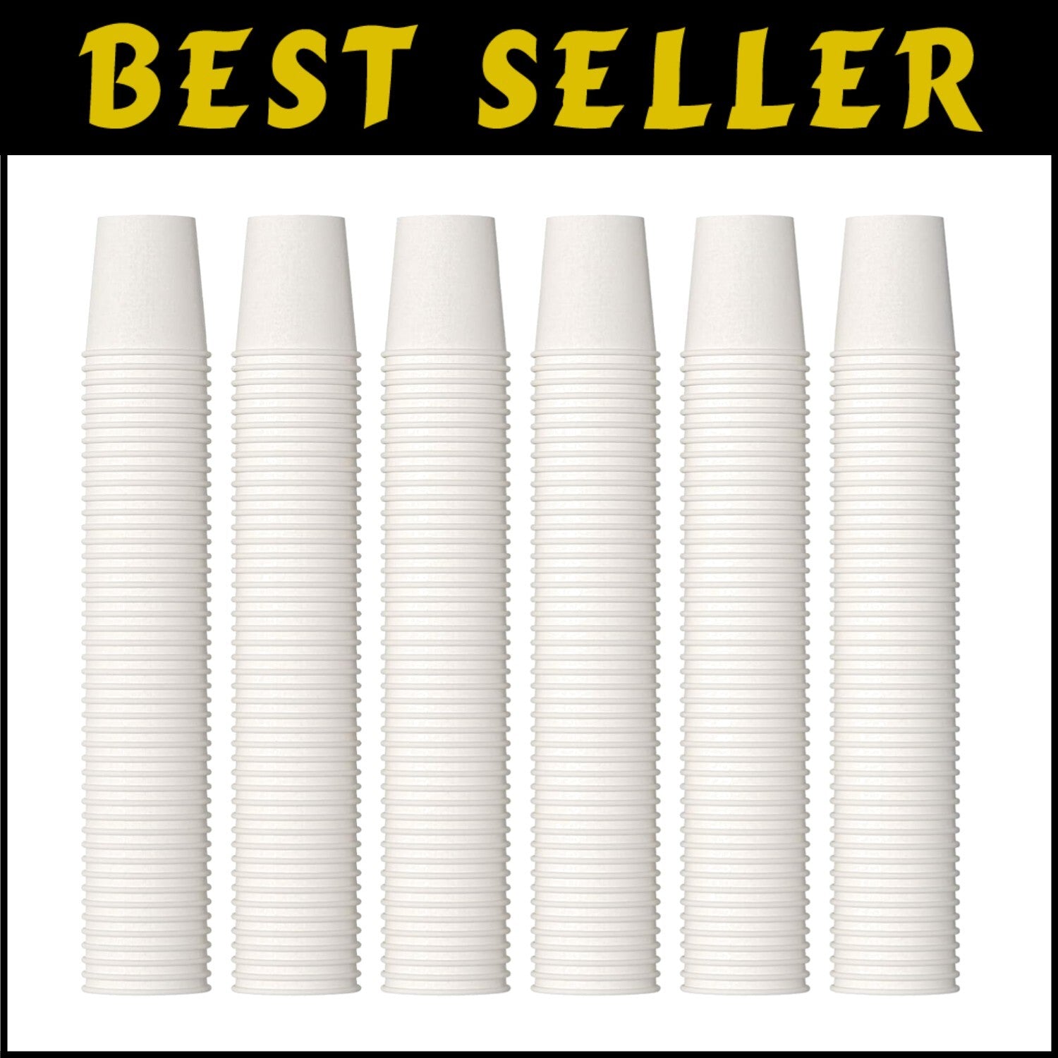 BPA-Free 2 oz White Paper Cups for Hot/Cold Drinks - 1440 Count Disposable Pack