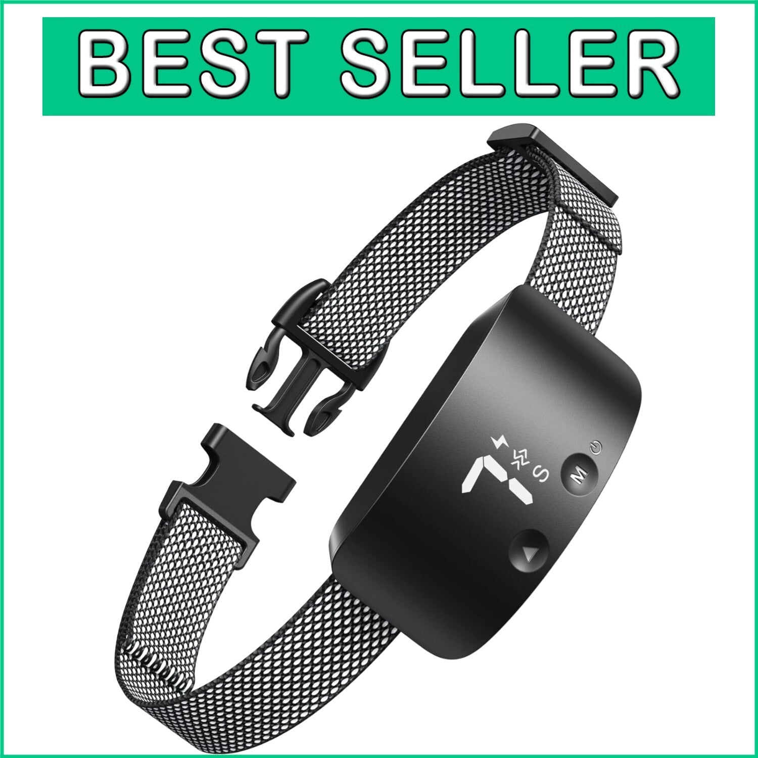 Effective Rechargeable Anti Barking Collar for Medium & Large Breeds - 3 Modes