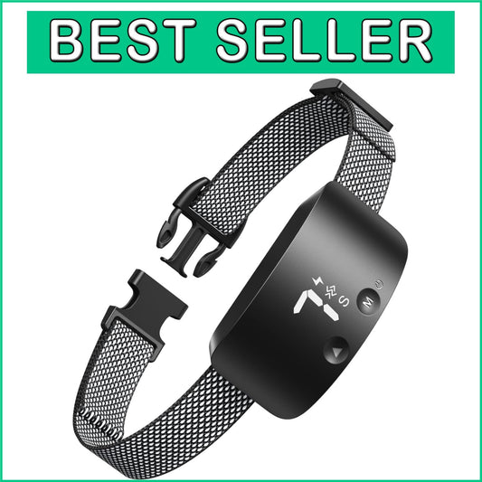 Effective Rechargeable Anti Barking Collar for Medium & Large Breeds - 3 Modes
