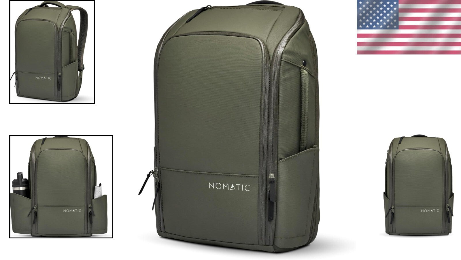 Versatile 14L Water-Resistant Expandable Laptop Backpack for Travel & Business