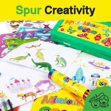 Load image into Gallery viewer, Portable Drawing Kit with Stencils: Ideal Arts &amp; Crafts for Children Ages 4-8