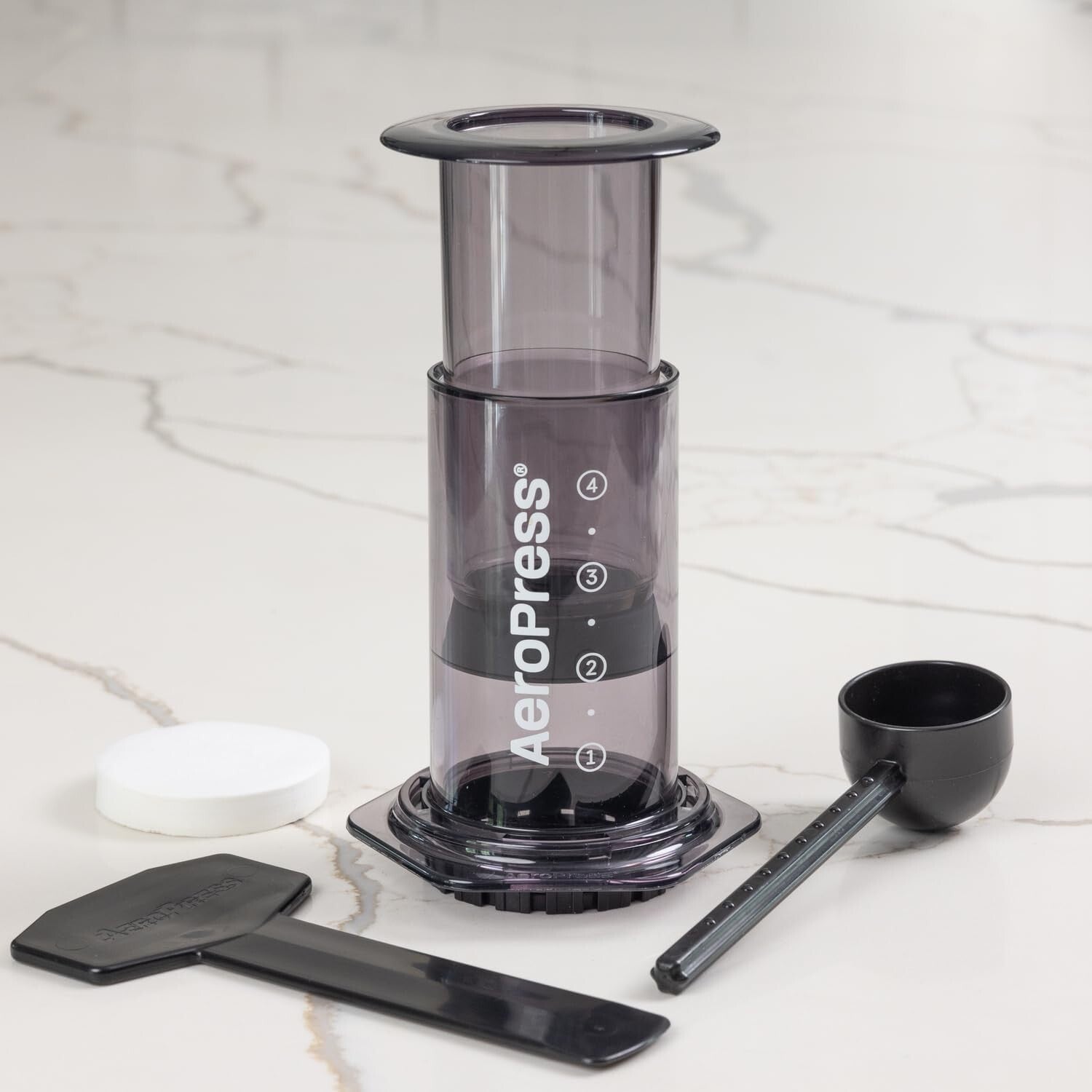 Clear Black Coffee Maker: 3-in-1 Brew Technology for Smooth Espresso Anywhere
