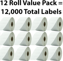 Load image into Gallery viewer, Premium Extra Sticky Thermal Labels 2.25x1.25in, 12 Pack for E-commerce Success