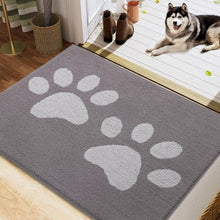 Load image into Gallery viewer, Absorbent Dog Door Mat for Muddy Paws - Non-Slip &amp; Machine Washable 40x32