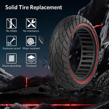 Load image into Gallery viewer, Durable 10x2.125 Solid Rubber Tire - Anti-Puncture for Electric Scooters (2pcs)